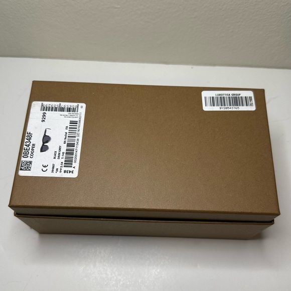 NWT MENS BURBERRY COOPER SUNGLASSES BE4348F 394887 BLACK W/ALL ACCESSORIES - Picture 4 of 13